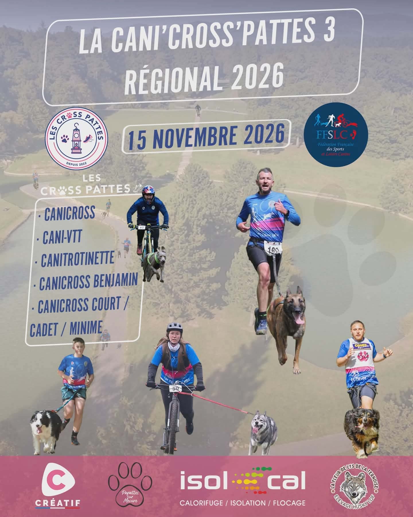 La Cani&rsquo;Cross&rsquo;Pattes #3 Régional 2026